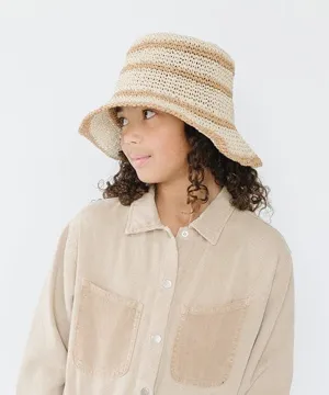 Kids Sal Crochet Bucket Hat