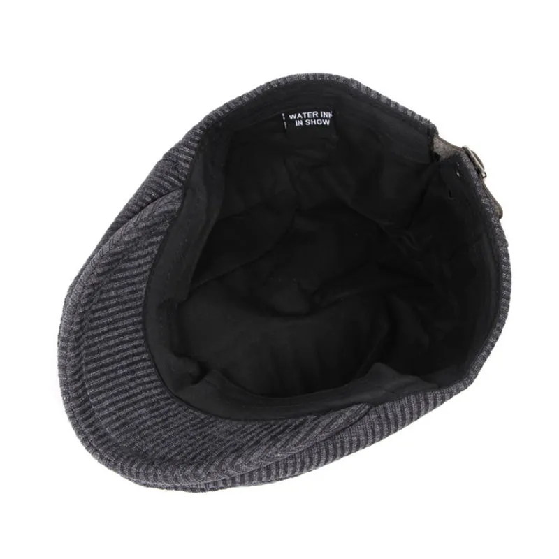 Knitted Warm Beret Hat for Men - Blue,Dark Purple,Khaki,Black