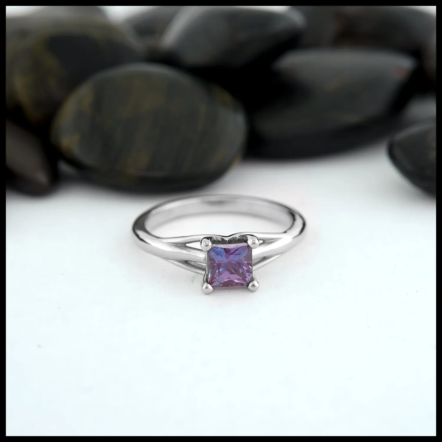 Lab Alexandrite Ring