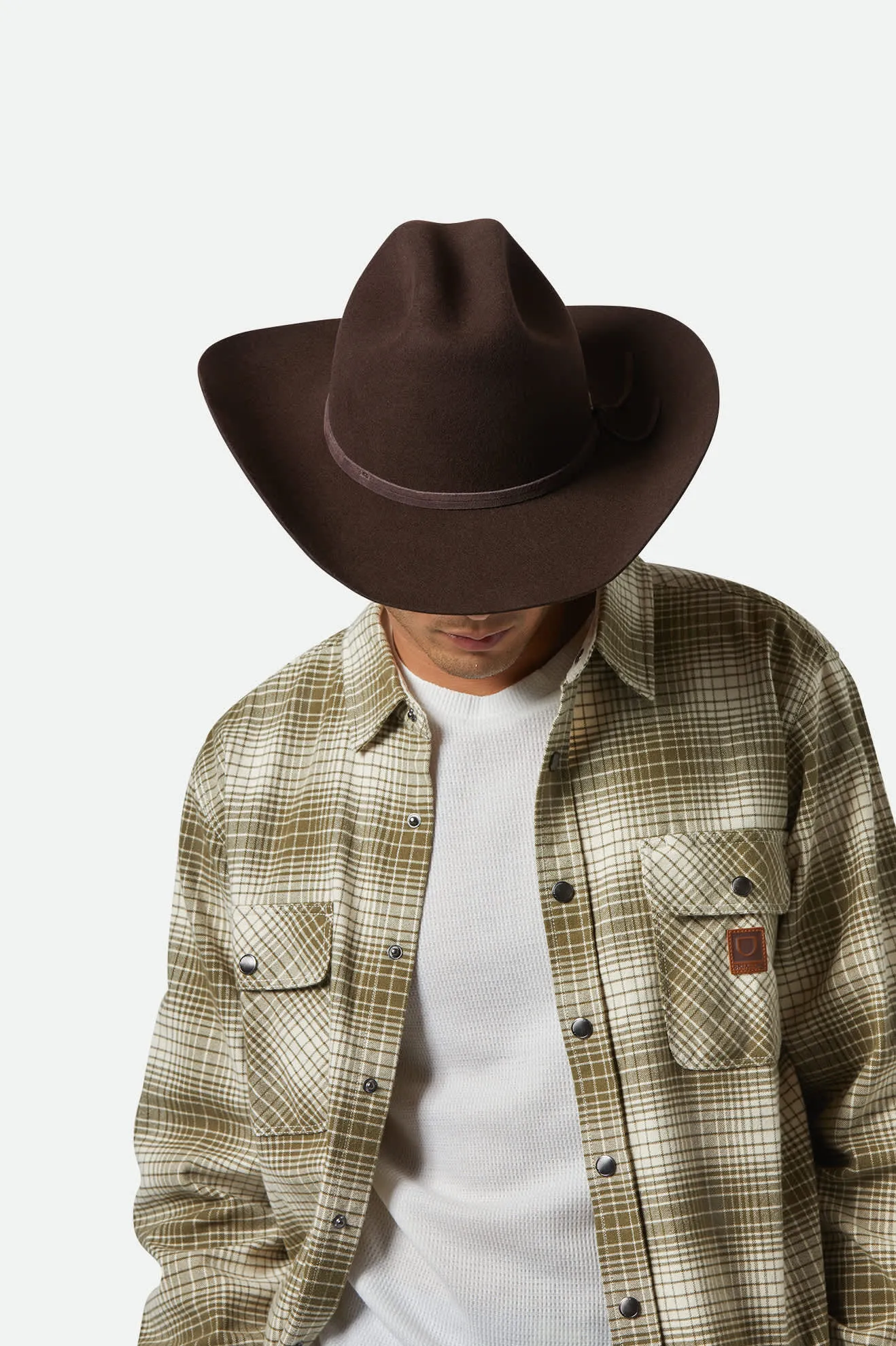 Laredo Cowboy Hat - Dark Brown