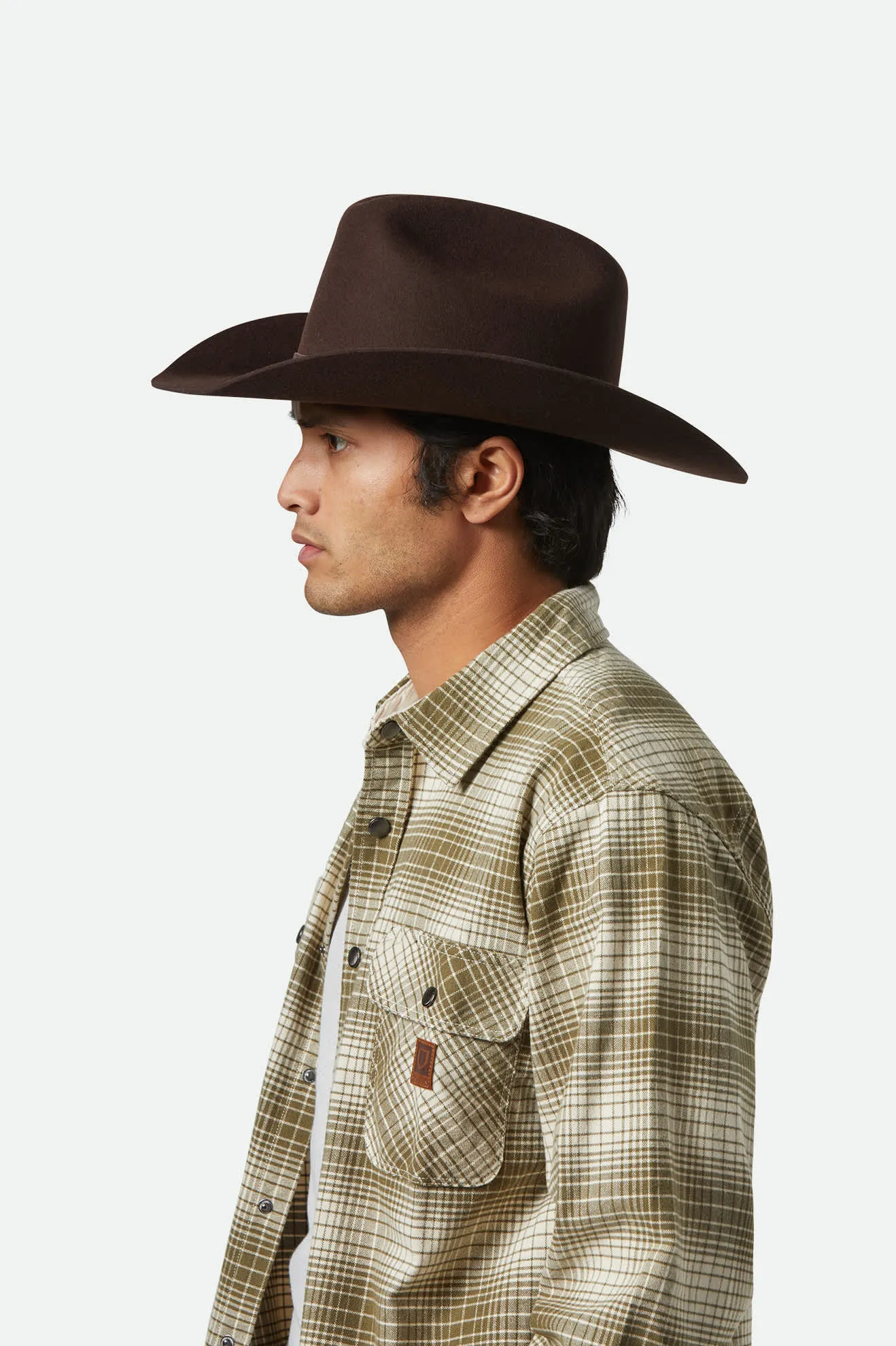 Laredo Cowboy Hat - Dark Brown