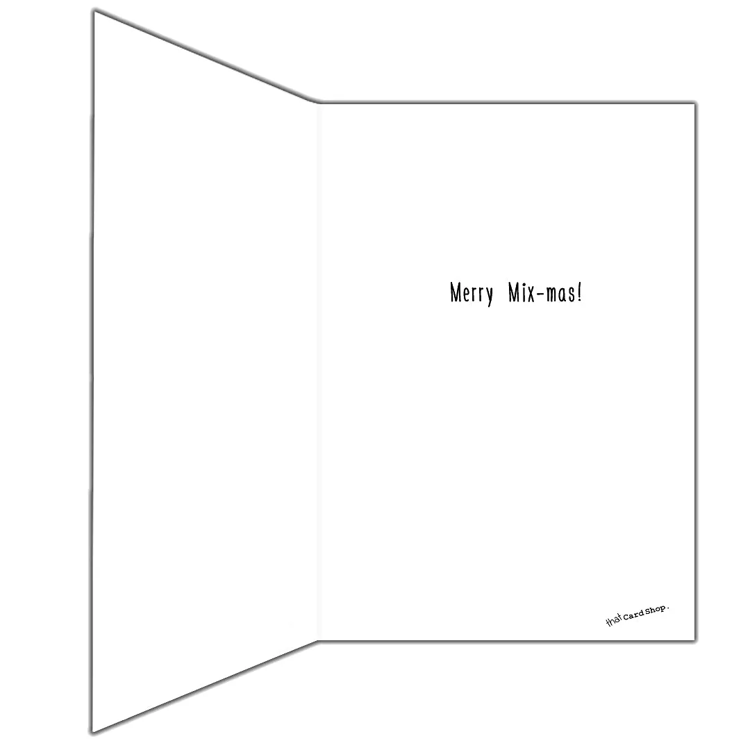 Little Mix Christmas Card - Funny Have Yourselves a Merry Little Mix-mas