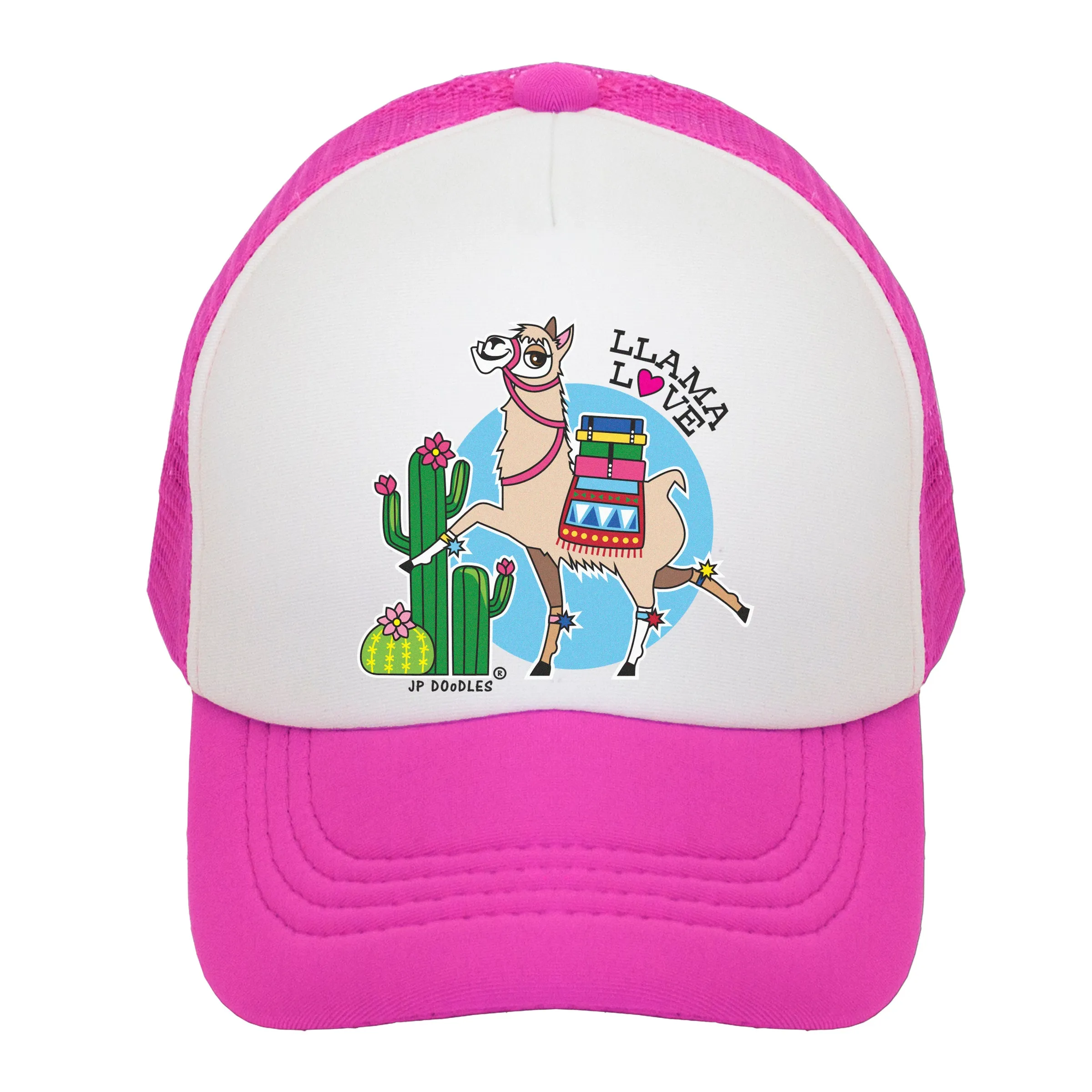 Llama Love Kids Trucker Hat