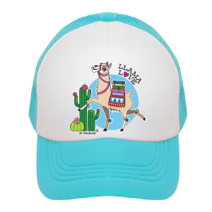 Llama Love Kids Trucker Hat