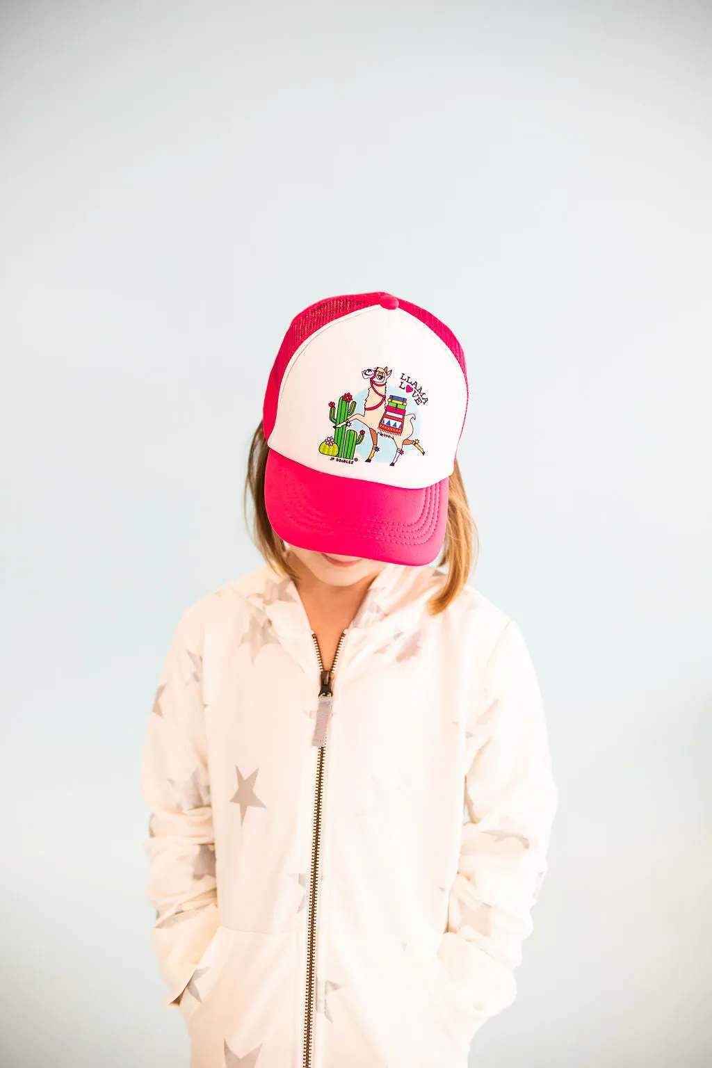 Llama Love Kids Trucker Hat