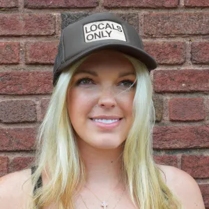 Locals Only Patch Hat Brown
