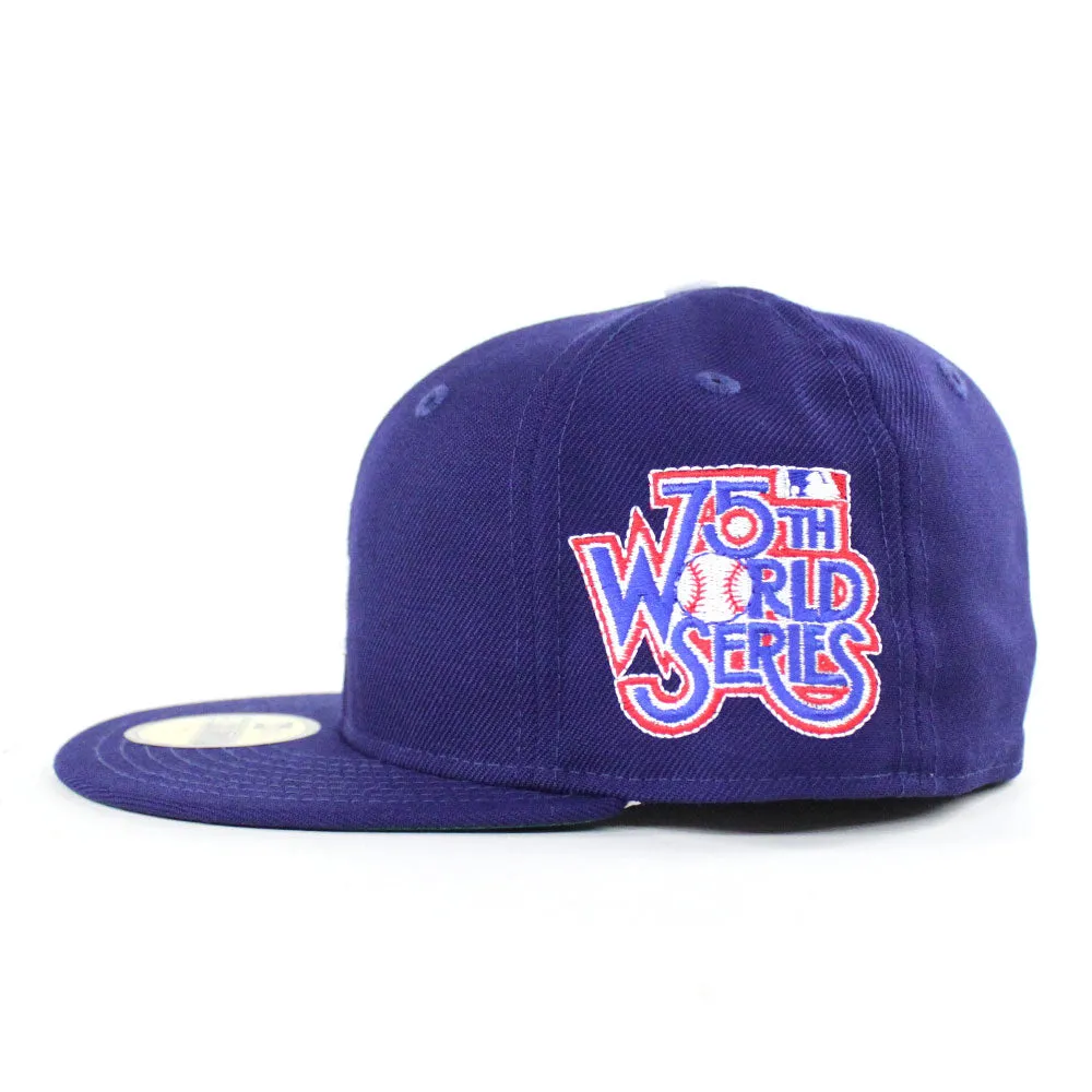 Los Angeles Dodgers 75th World Series New Era 59Fifty Fitted Hat (Green Under Brim)