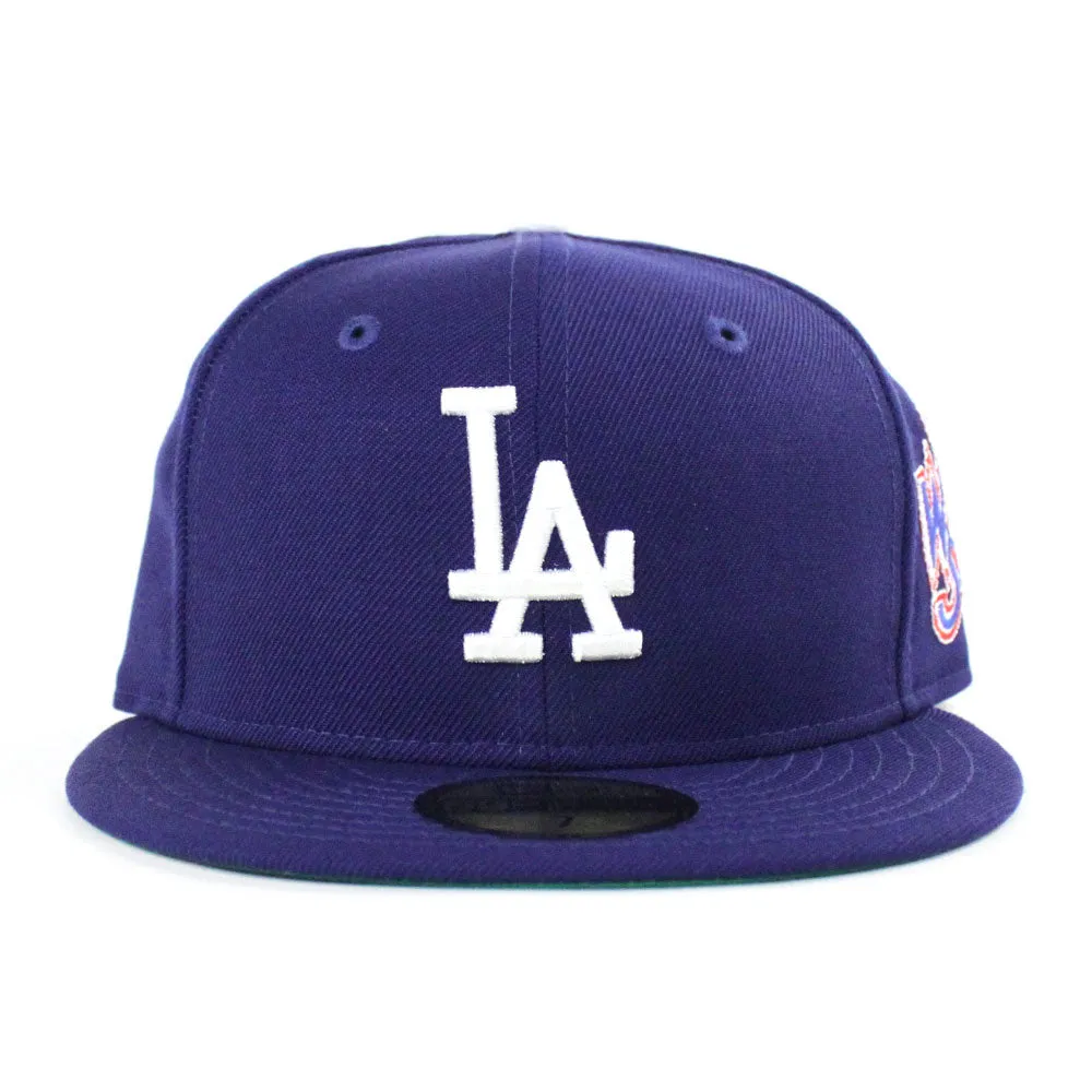Los Angeles Dodgers 75th World Series New Era 59Fifty Fitted Hat (Green Under Brim)
