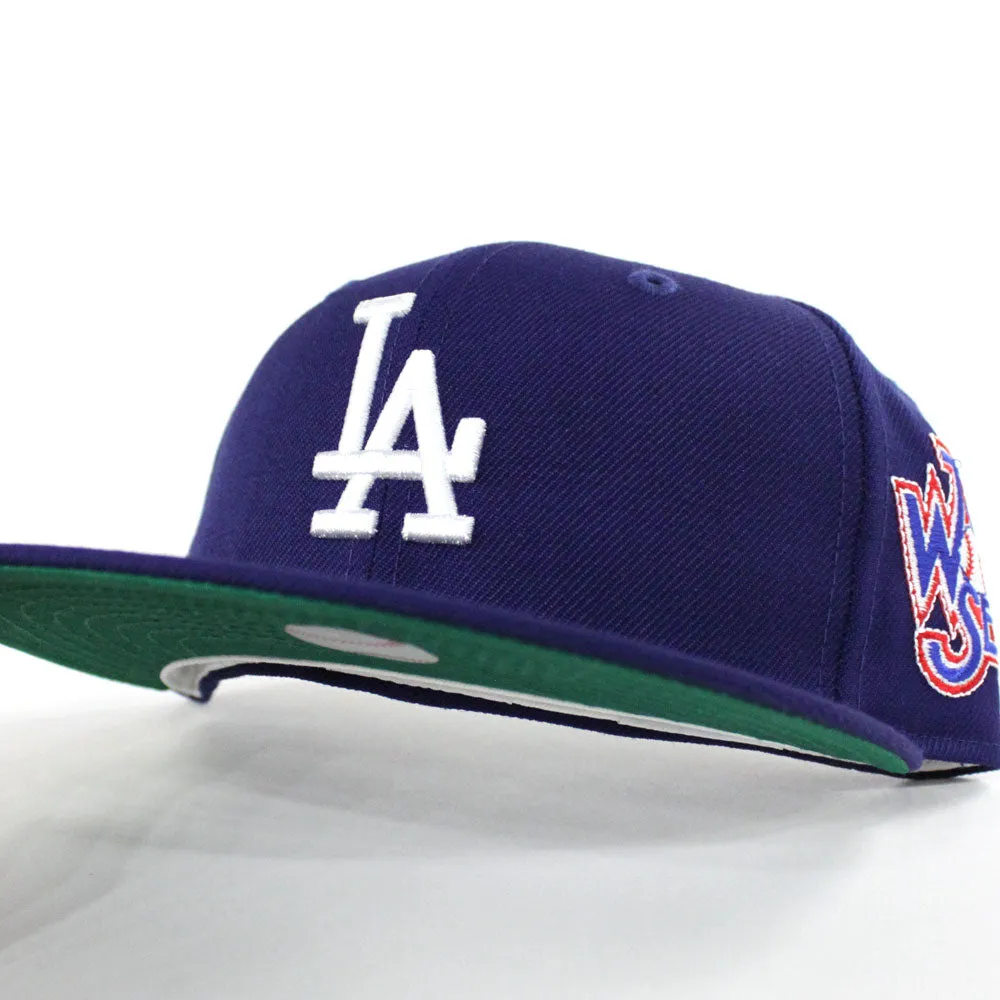 Los Angeles Dodgers 75th World Series New Era 59Fifty Fitted Hat (Green Under Brim)