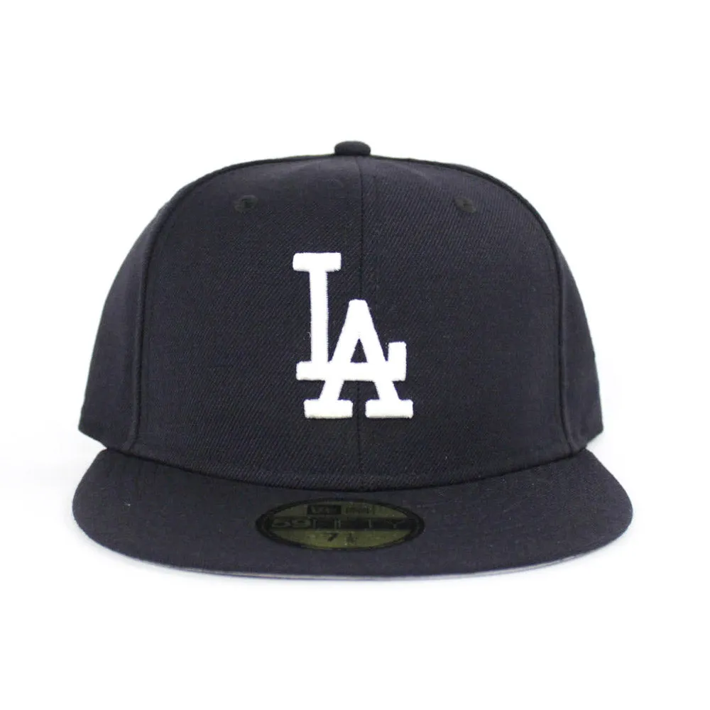 Los Angeles Dodgers New Era 59Fifty Fitted Hat (Navy Gray Under Brim)