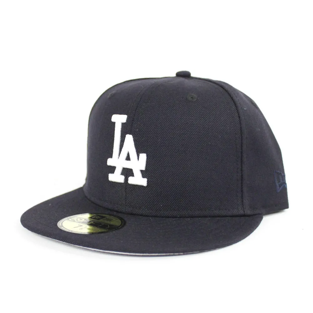 Los Angeles Dodgers New Era 59Fifty Fitted Hat (Navy Gray Under Brim)