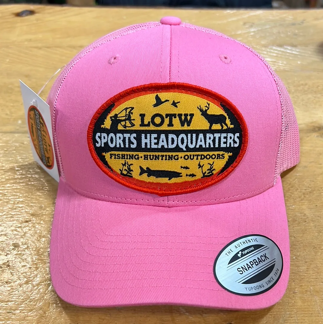 LOTW Sports Headquarters Retro Snapback Trucker Hats
