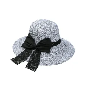 Magik Straw Hat Vintage Ladies Derby Summer Beach Large Brim Sun Caps UPF 50 