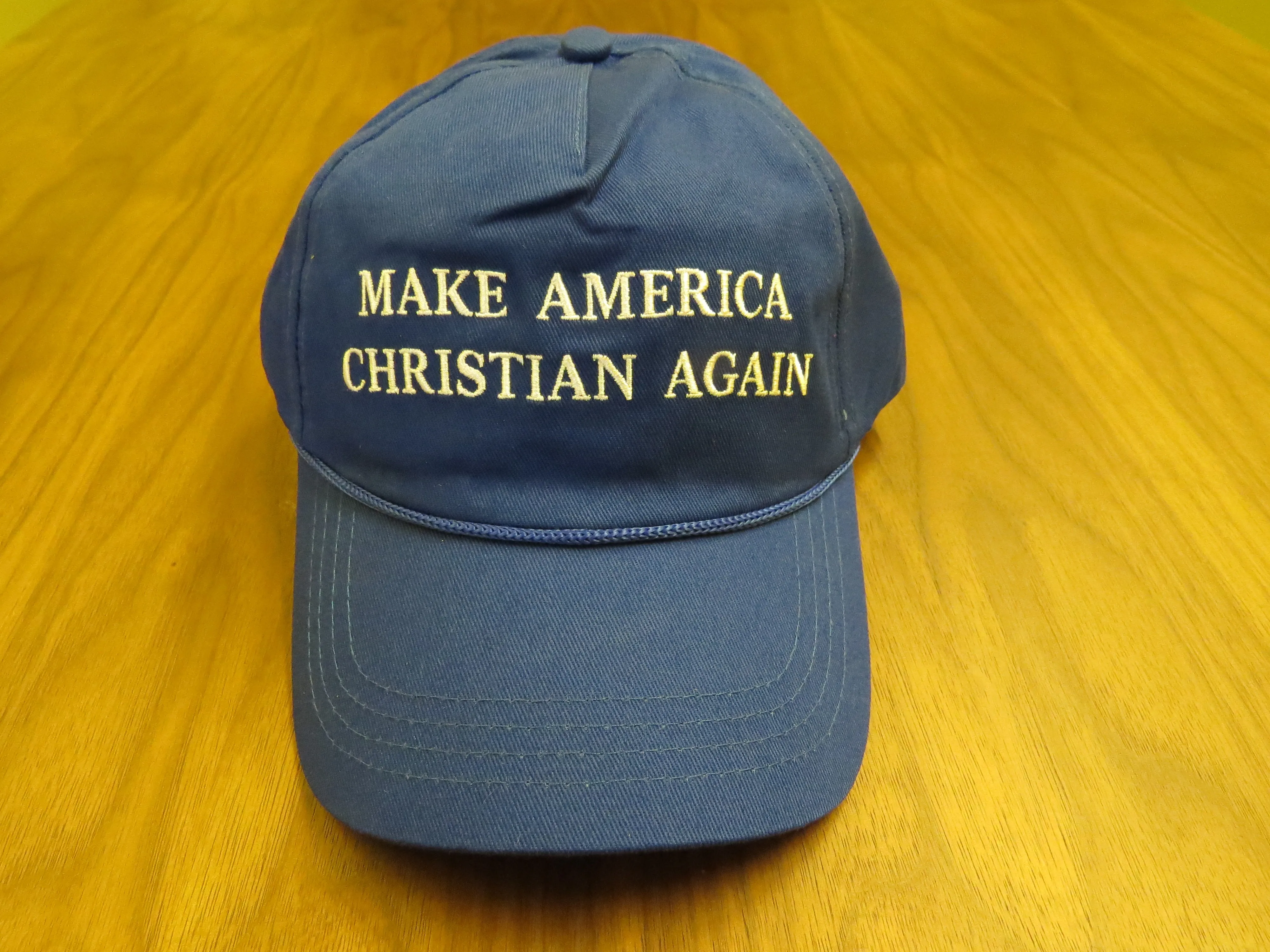 MAKE AMERICA CHRISTIAN AGAIN - Blue Hat (Sold Out But Bulk Orders Available, Enquire Within)