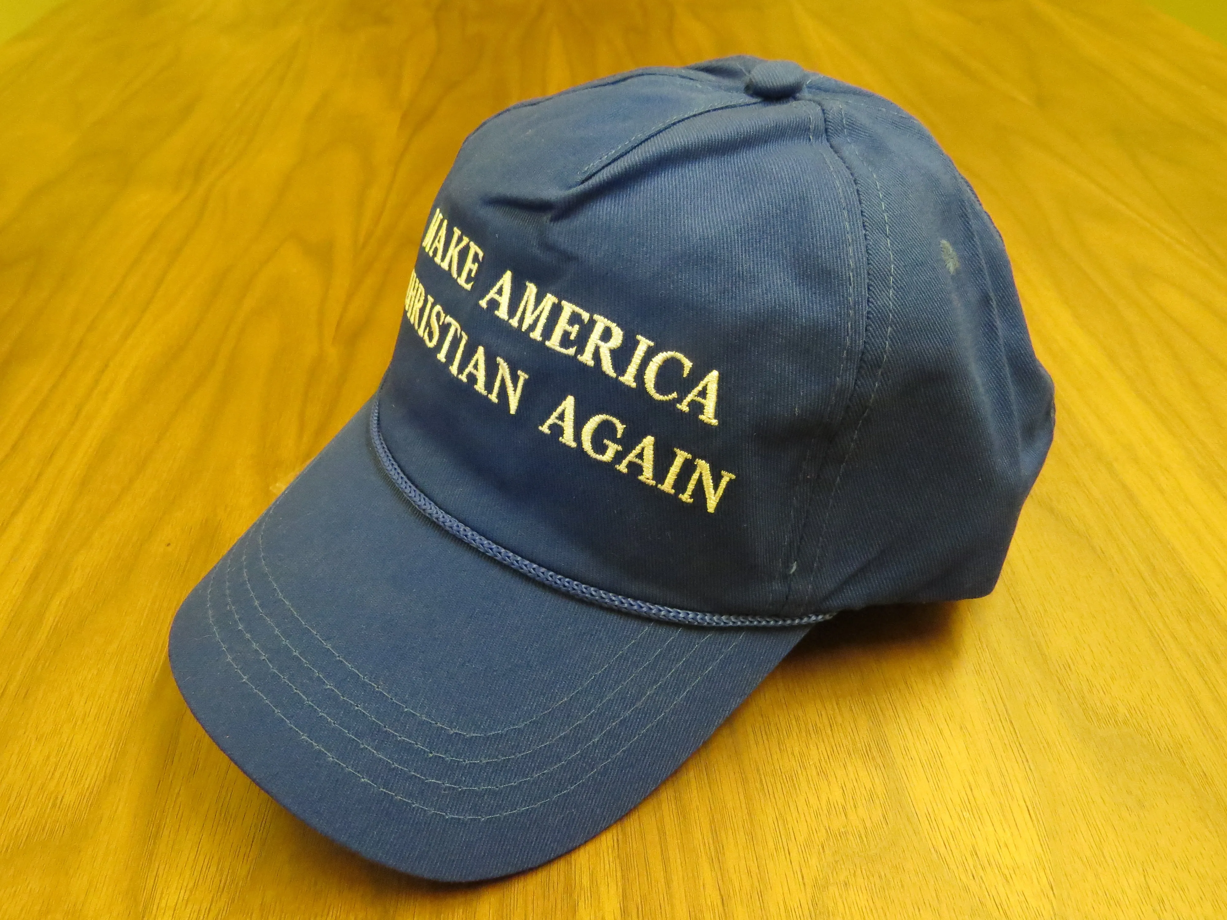 MAKE AMERICA CHRISTIAN AGAIN - Blue Hat (Sold Out But Bulk Orders Available, Enquire Within)