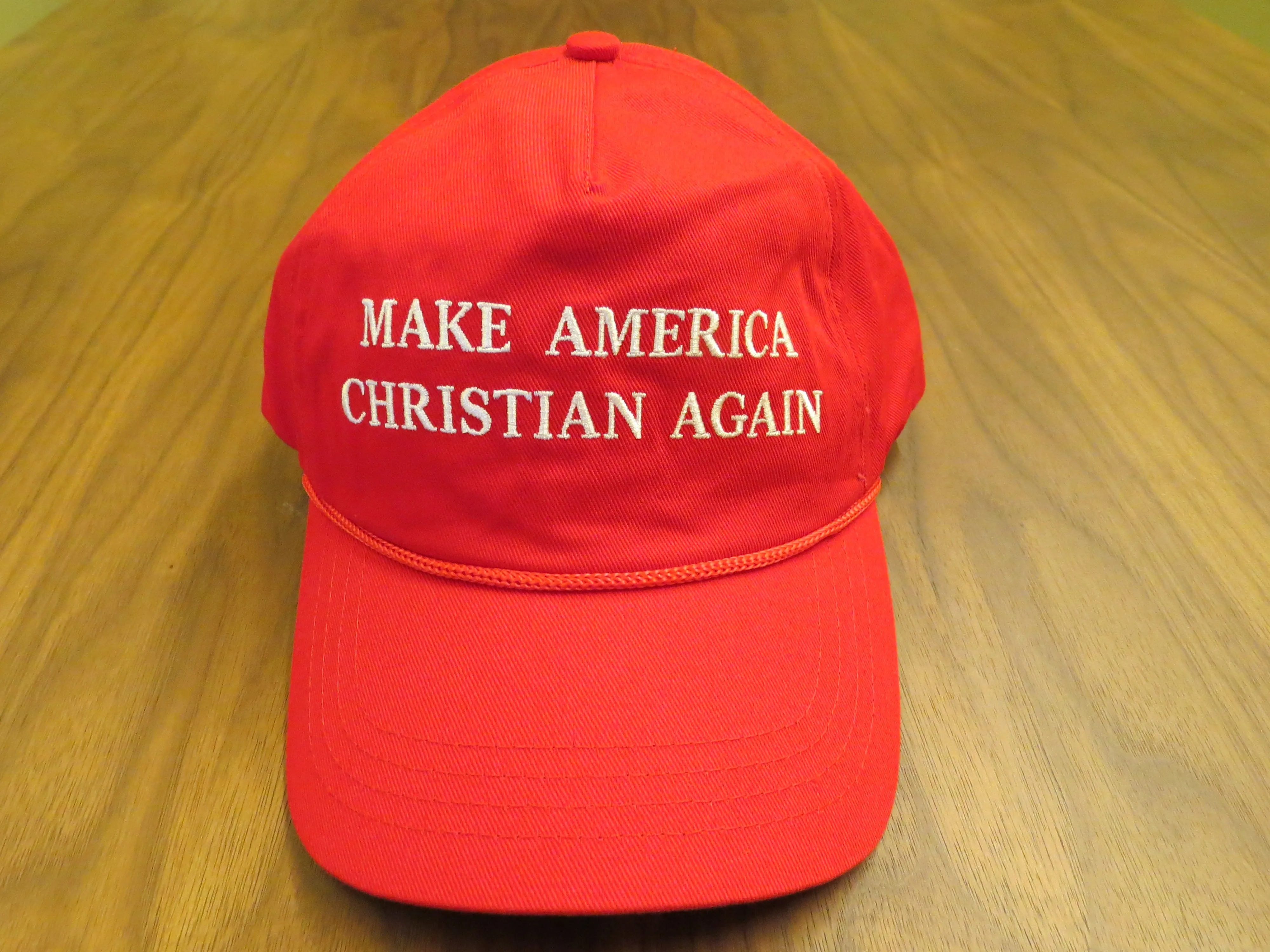 MAKE AMERICA CHRISTIAN AGAIN (Sold Out But Bulk Orders Available, Contact maketheunitedstatesgreatagain@gmail.com)