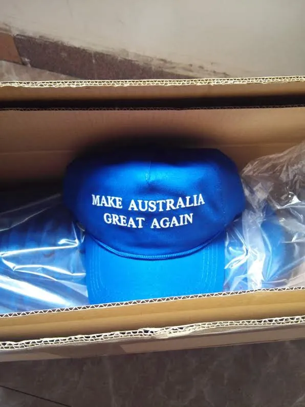 MAKE AUSTRALIA GREAT AGAIN - Blue Hat (Sold Out But Bulk Orders Available, Contact maketheunitedstatesgreatagain@gmail.com)