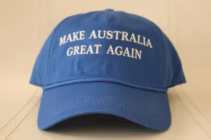 MAKE AUSTRALIA GREAT AGAIN - Blue Hat (Sold Out But Bulk Orders Available, Contact maketheunitedstatesgreatagain@gmail.com)