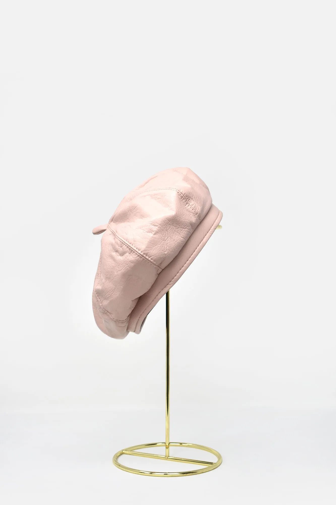 Margot Faux Leather Beret