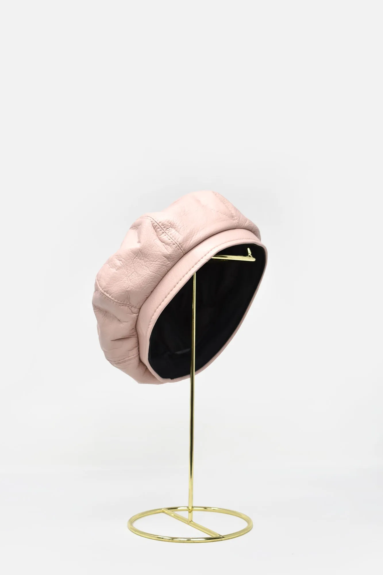 Margot Faux Leather Beret