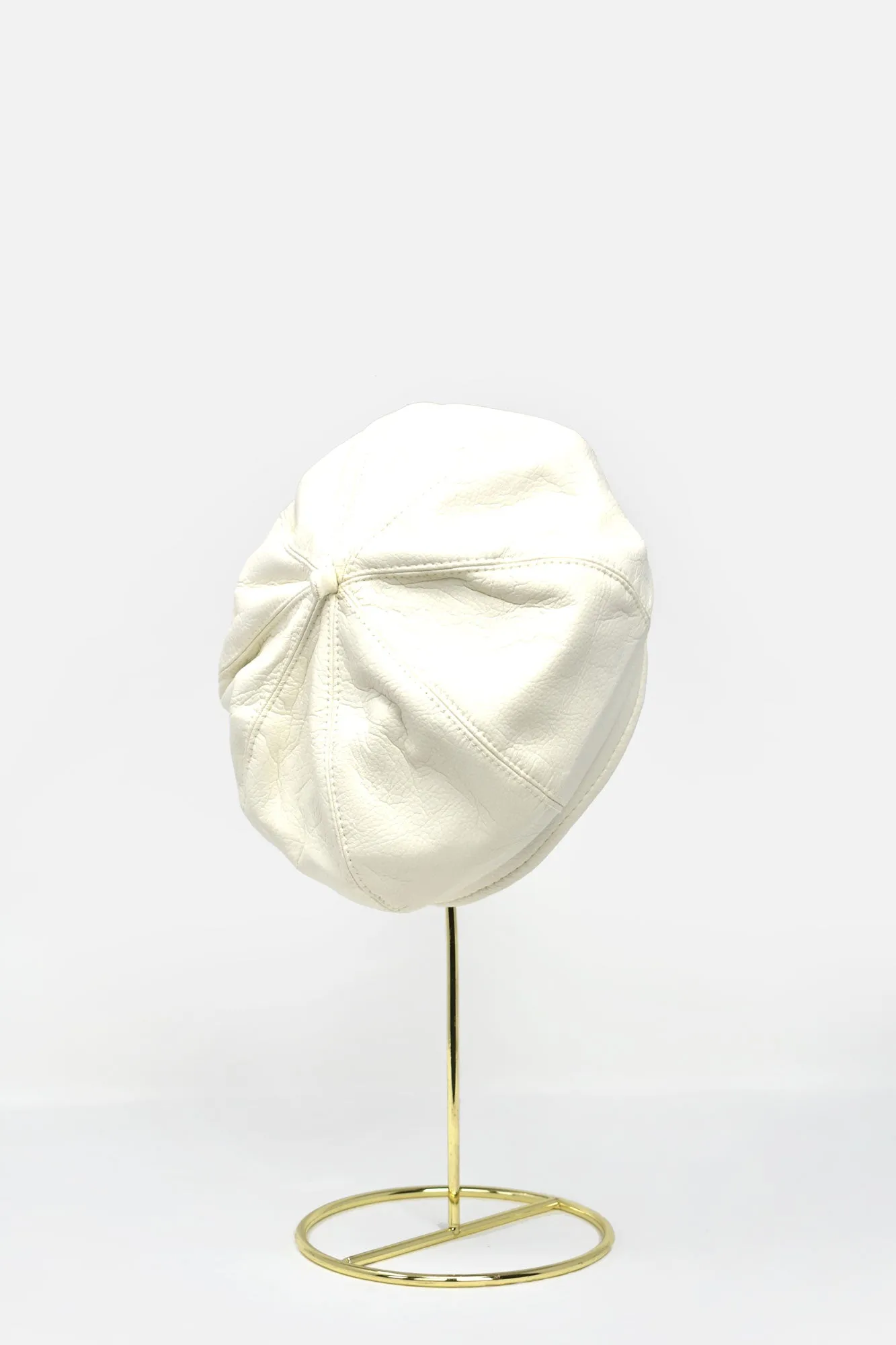 Margot Faux Leather Beret