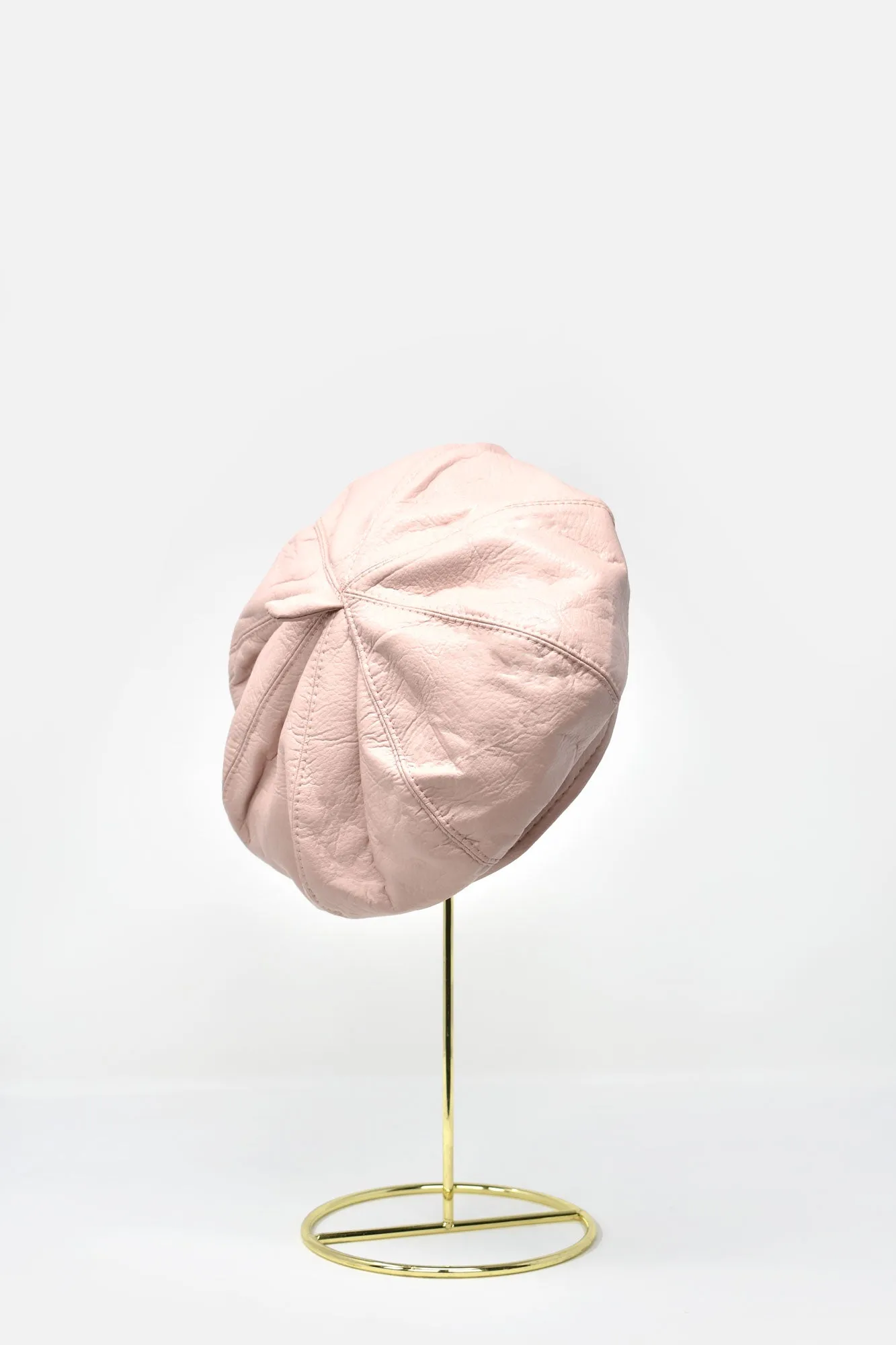 Margot Faux Leather Beret