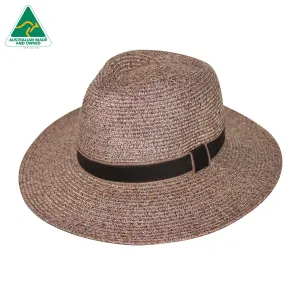 Mario Flexibraid® Fedora - Mixed Brown