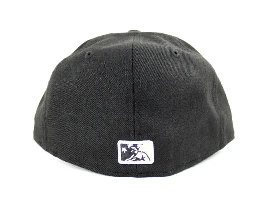 Memphis Chicks 59fifty New Era Fitted Hat (Air Retro 14 DMP Black Gold Gray Under Brim)