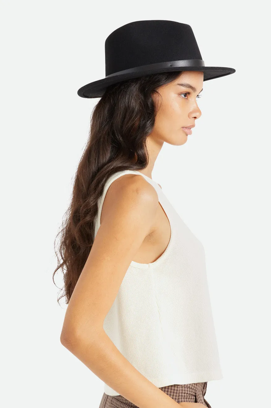 Messer Fedora - Black/Black