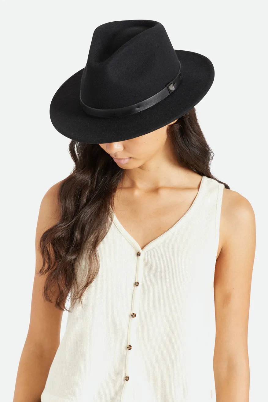 Messer Fedora - Black/Black