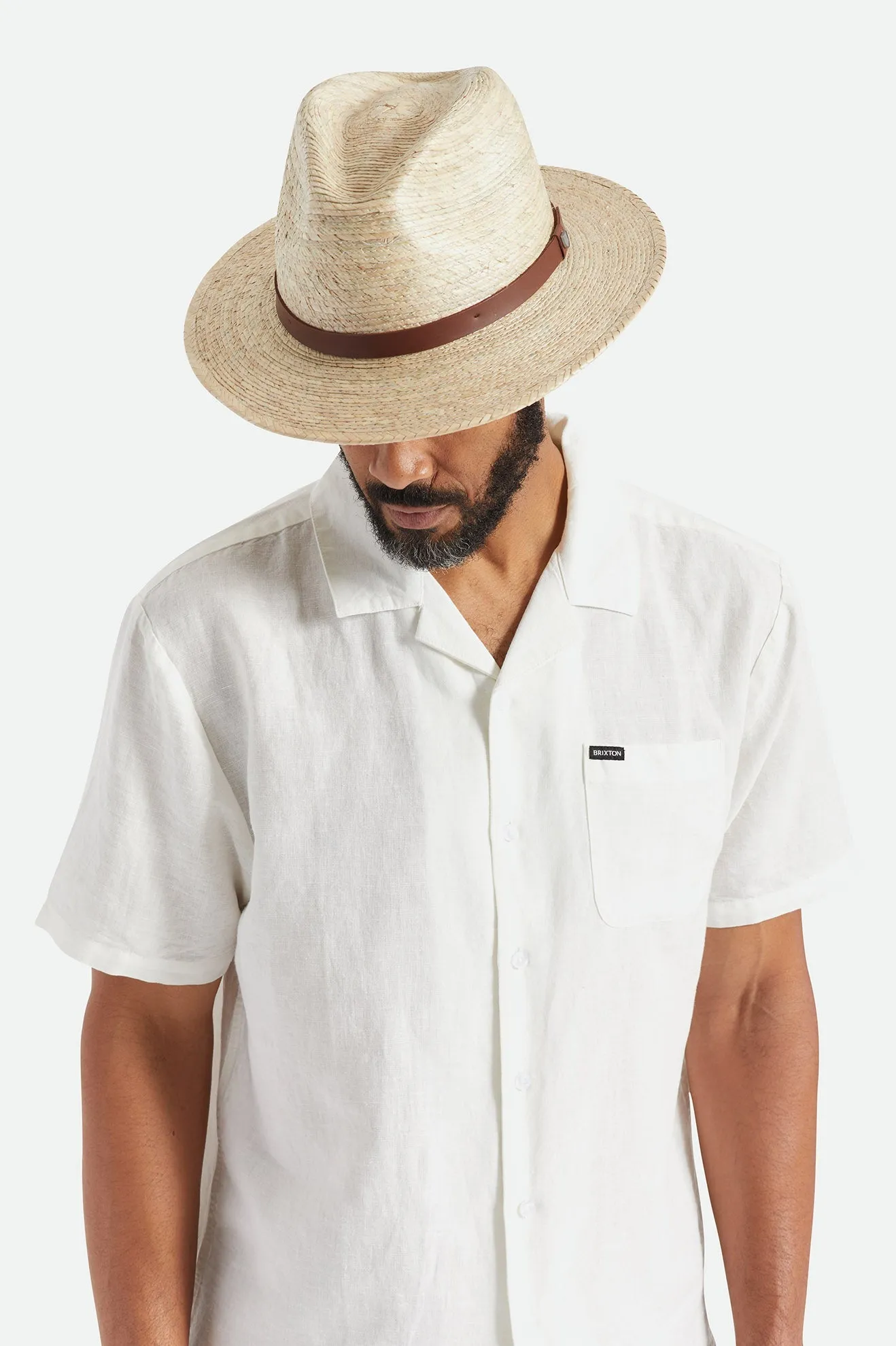Messer Straw Fedora - Natural