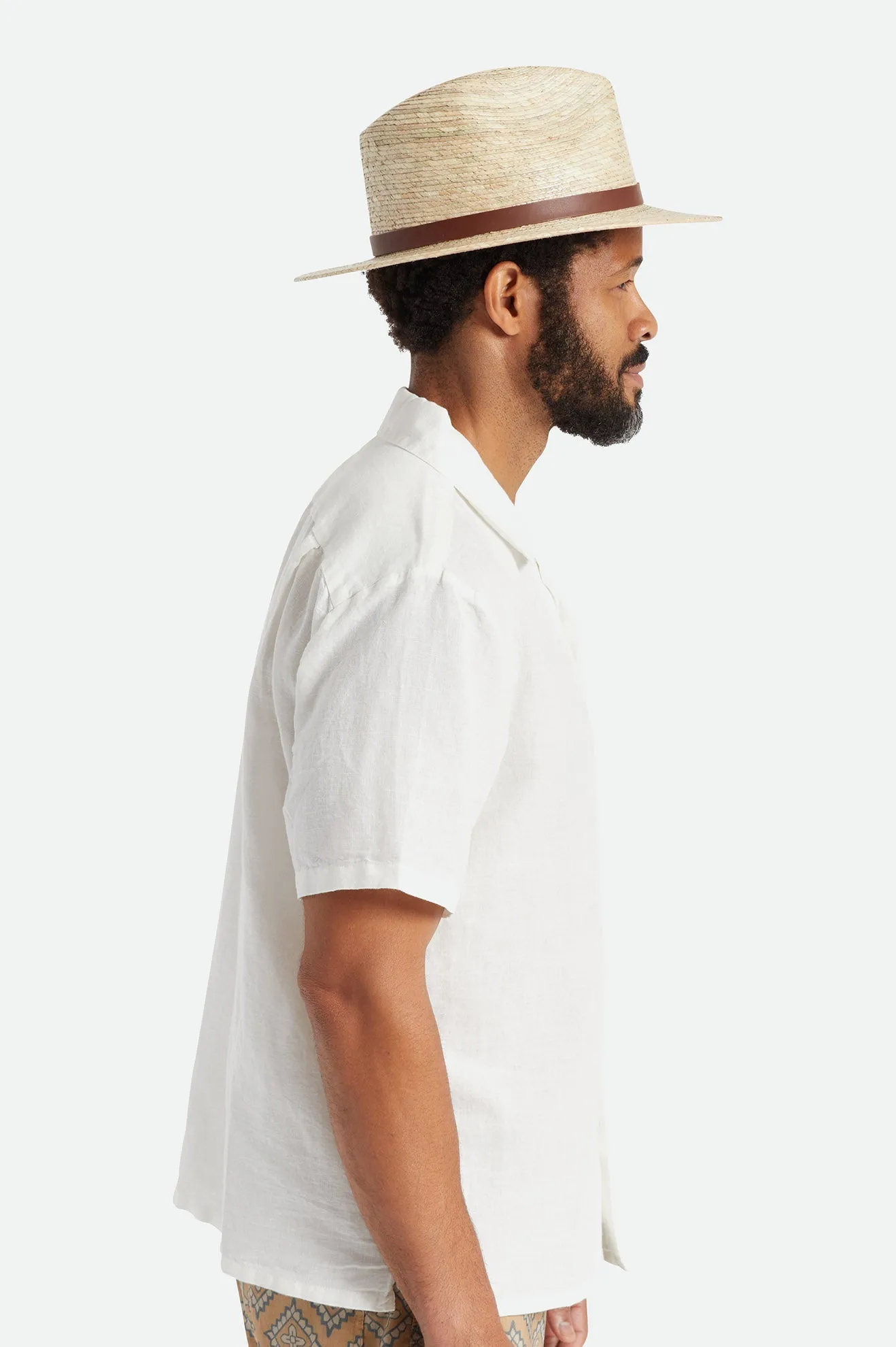 Messer Straw Fedora - Natural