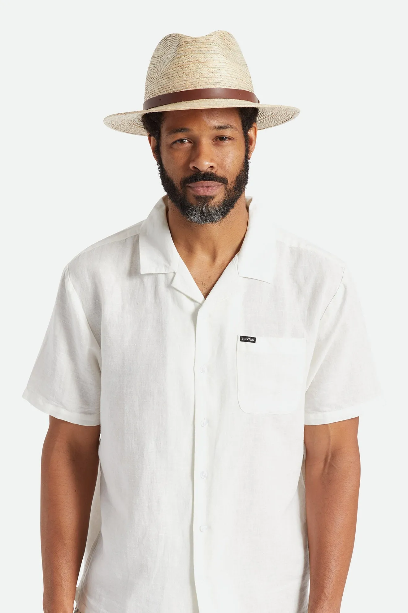 Messer Straw Fedora - Natural