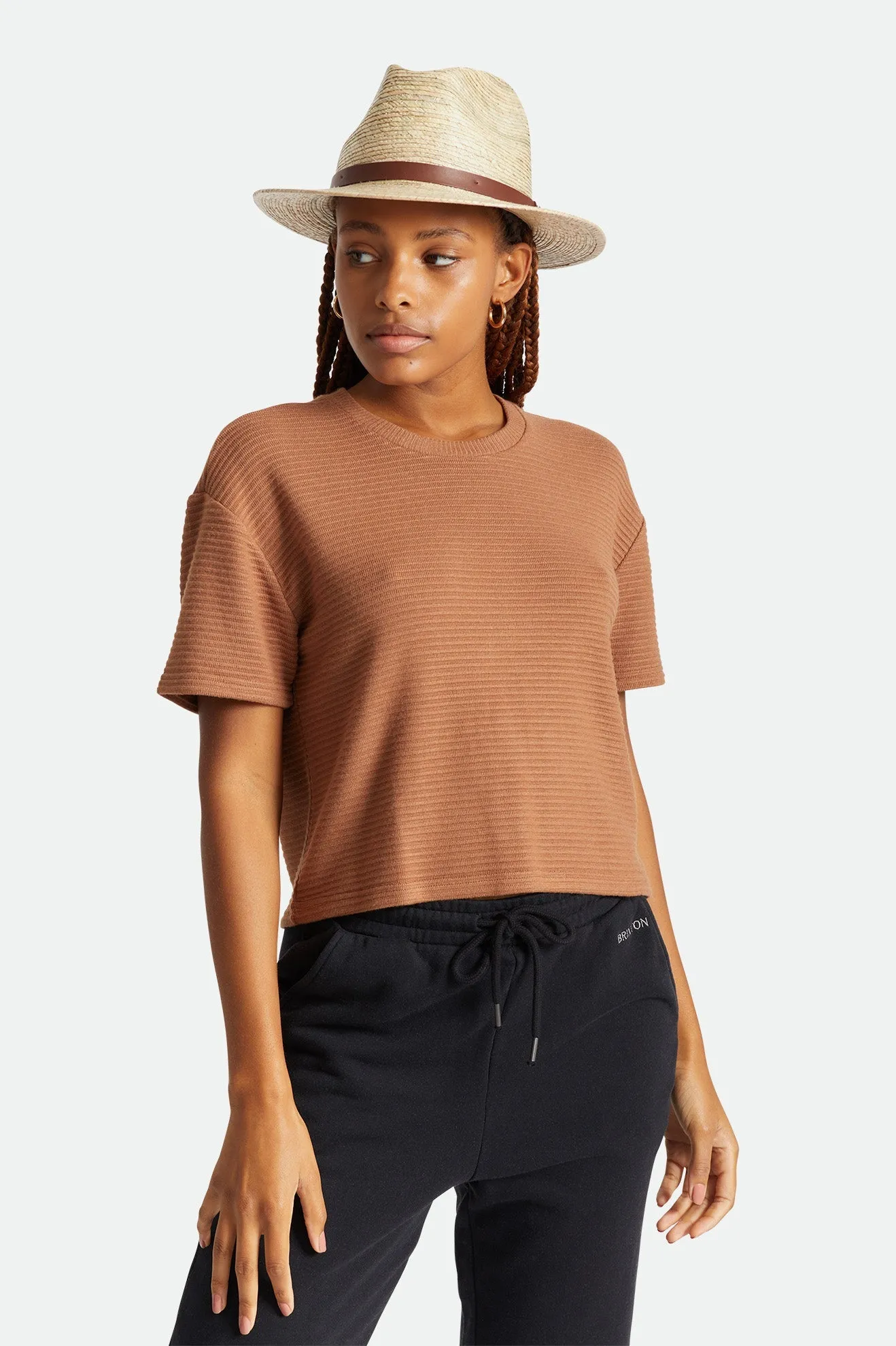 Messer Straw Fedora - Natural
