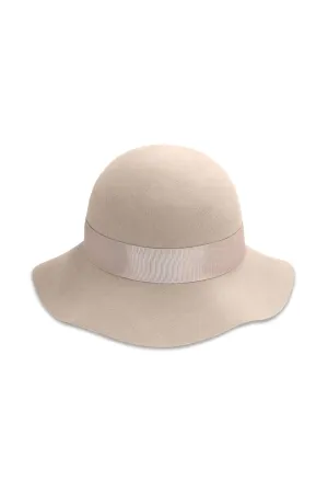Miah Small Wool Floppy in Beige