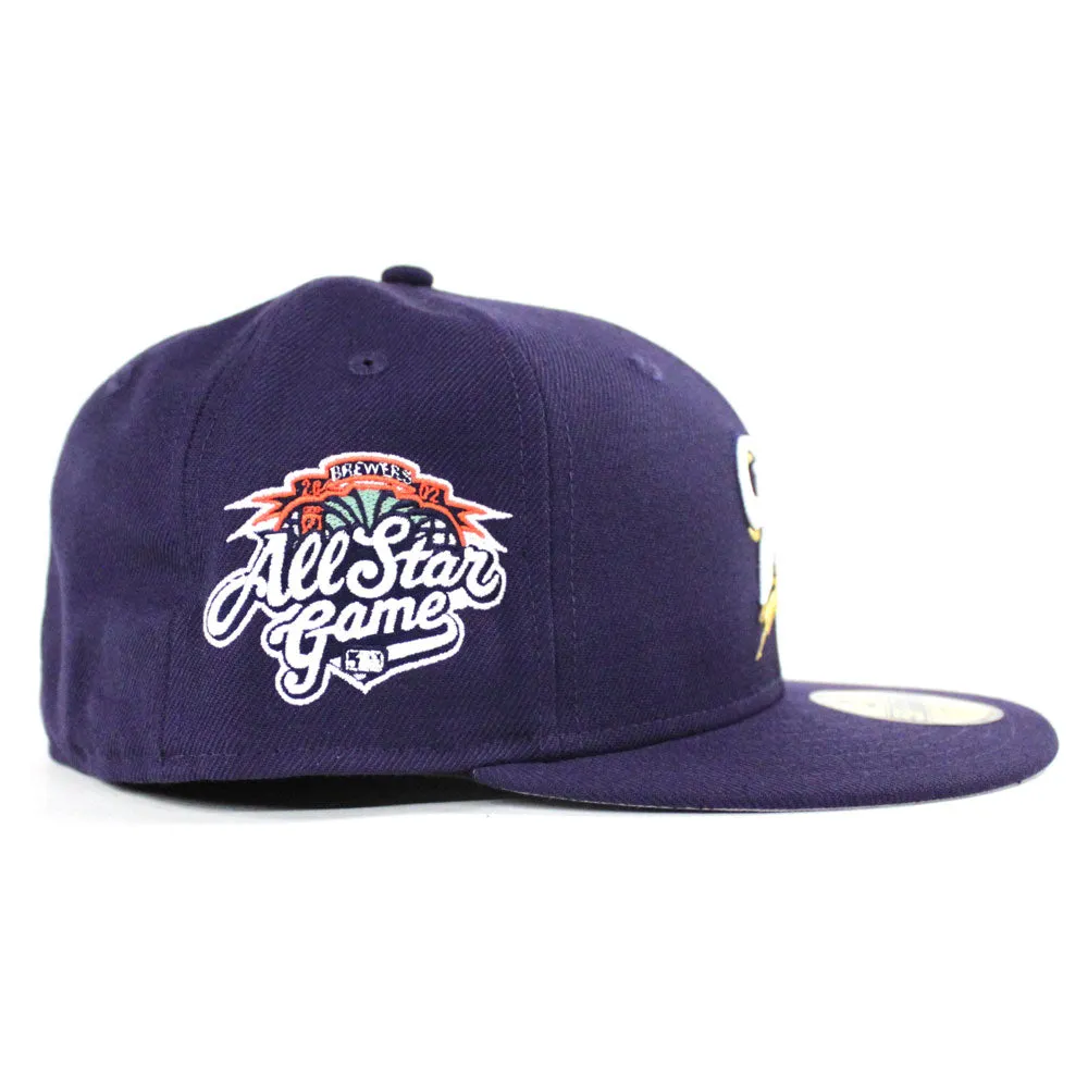 Milwaukee Brewers 2002 All Star Game New Era 59Fifty Fitted Hat (Light Navy Gray Under Brim)