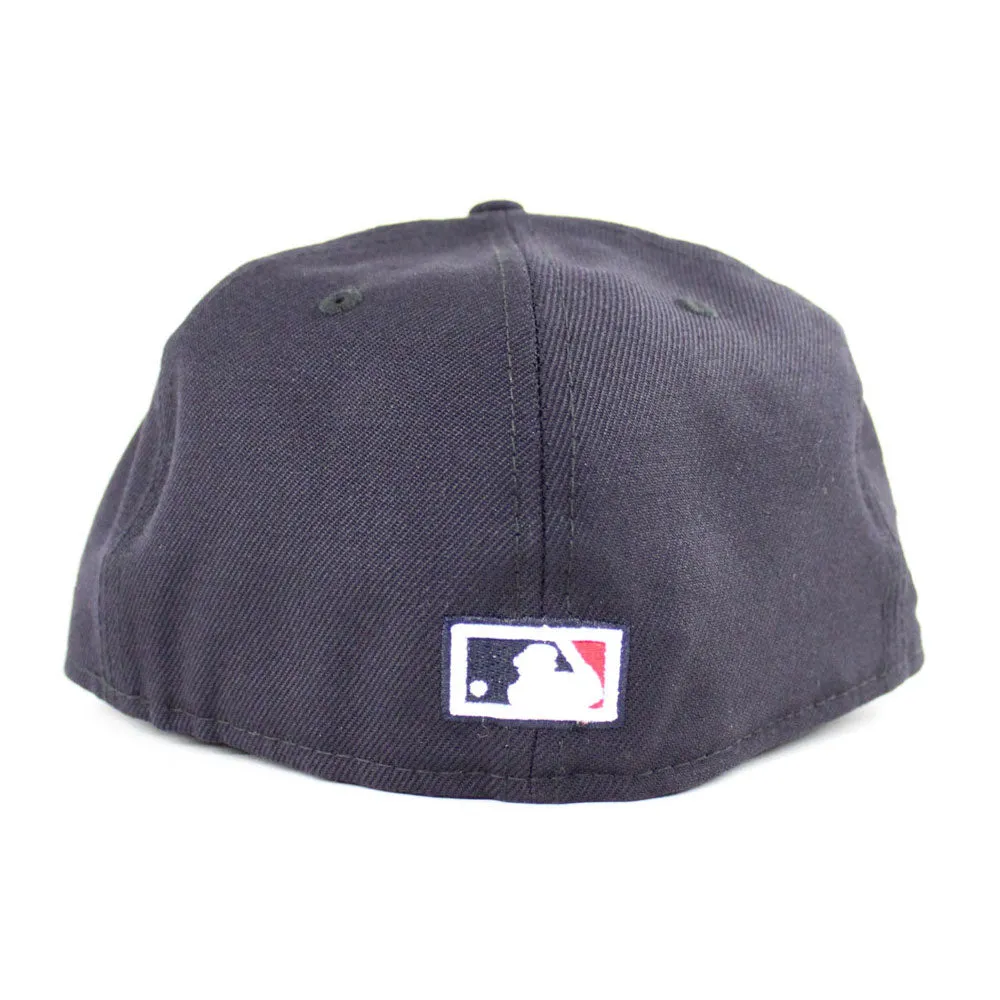 Minnesota Twins 1991 World Series New Era 59Fifty Fitted Hat (Navy Black Sweatband Green Under Brim)