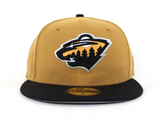 Minnesota Wild New Era 59Fifty Fitted Hats (Air Jordan XIII Low Chutney Gray Under Brim)