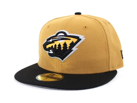 Minnesota Wild New Era 59Fifty Fitted Hats (Air Jordan XIII Low Chutney Gray Under Brim)