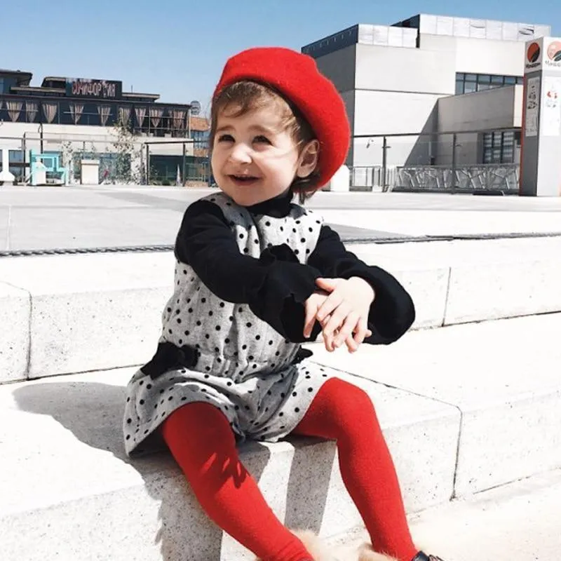 Modern Art Baby Hat for Girls Candy Beret Hat Kids Caps for Girls In elegant New Style