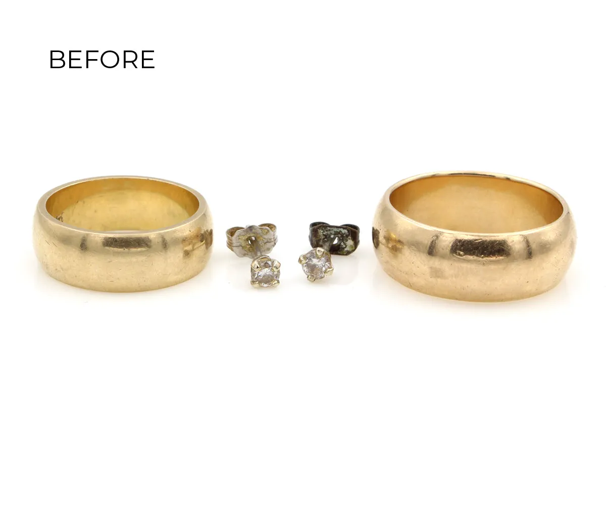 Name Cut Out Diamond Gold Ring