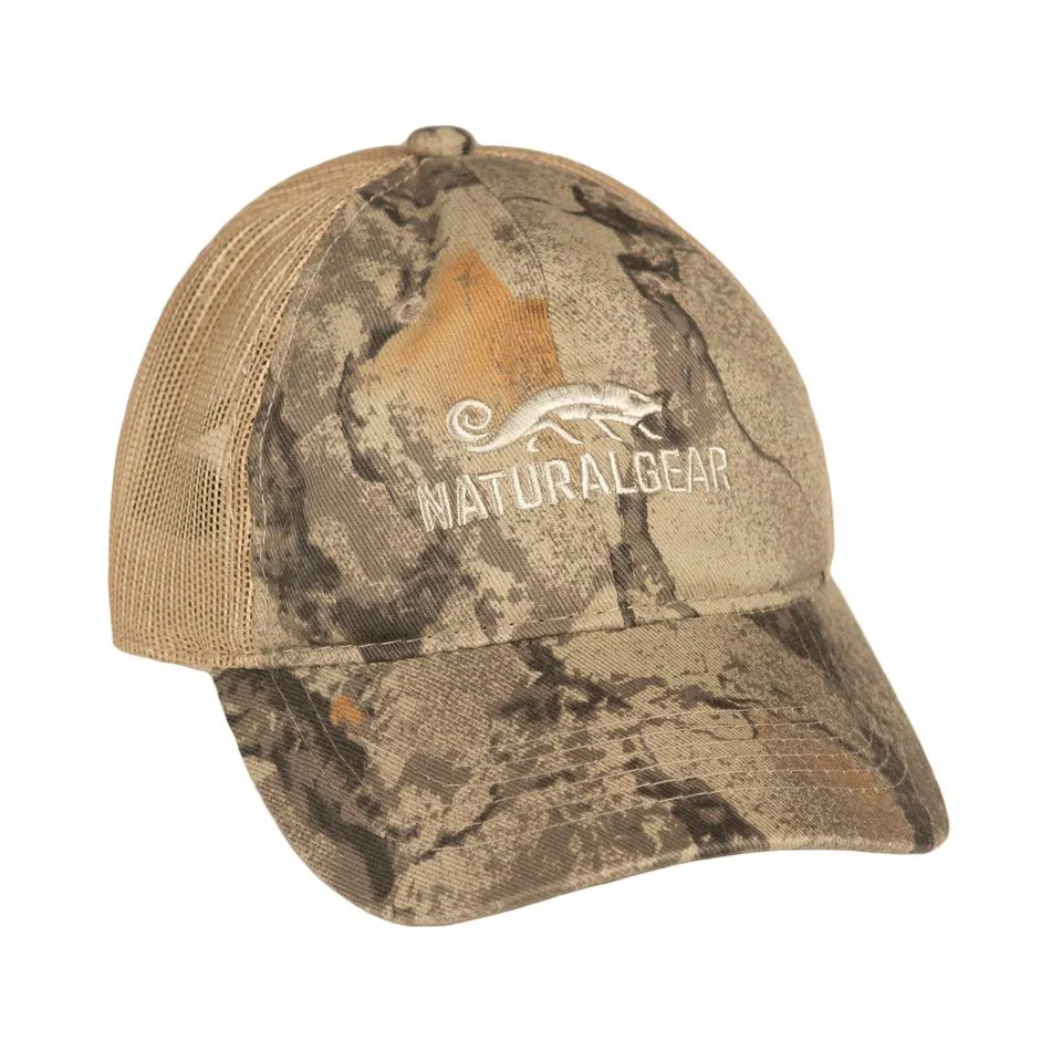 Natural Gear Logo Mesh Back Cap