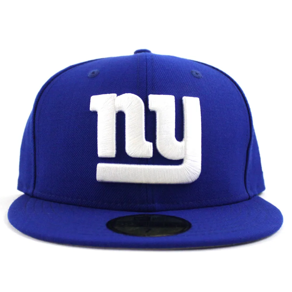 New York Giants New Era 59Fifty Fitted Hats (Blue Gray Under Brim)
