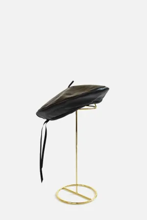 Nicolette Leather Beret