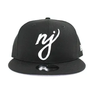 NJ Script New Era 9Fifty Snapback Hat 2018 (Black Gray Under Brim)