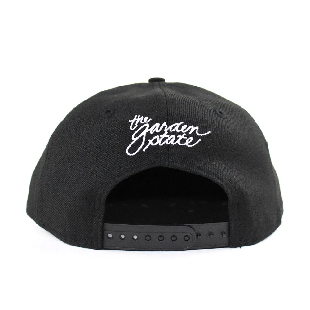 NJ Script New Era 9Fifty Snapback Hat 2018 (Black Gray Under Brim)
