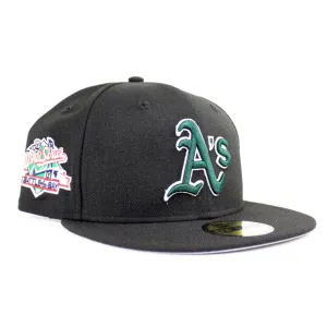 Oakland Athletics 1989 Battle of the Bay World Series New Era 59Fifty Fitted Hat (Black Gray Under Brim)