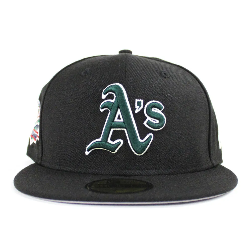 Oakland Athletics 1989 Battle of the Bay World Series New Era 59Fifty Fitted Hat (Black Gray Under Brim)