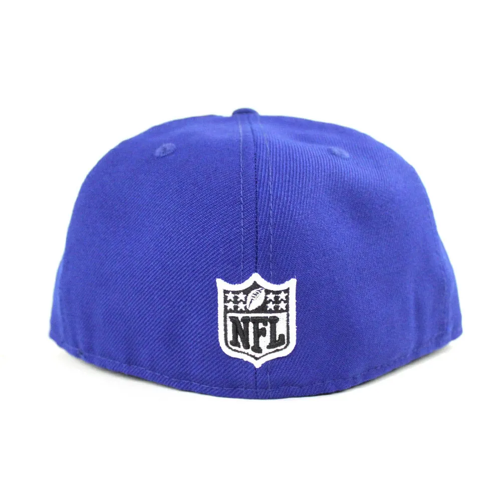 Oakland Raiders New Era 59Fifty Fitted Hat (Blue Gray Under Brim)