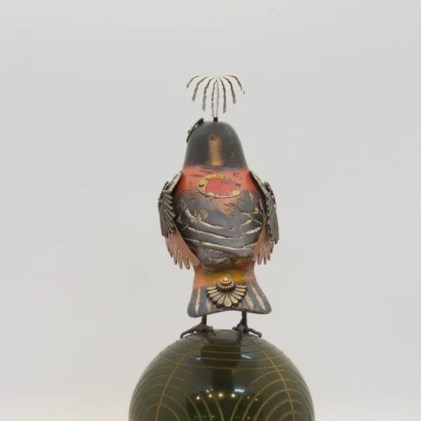 Oriole on Green Bocce Ball